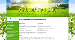 Desktop Screenshot of naturalvitamin.hu